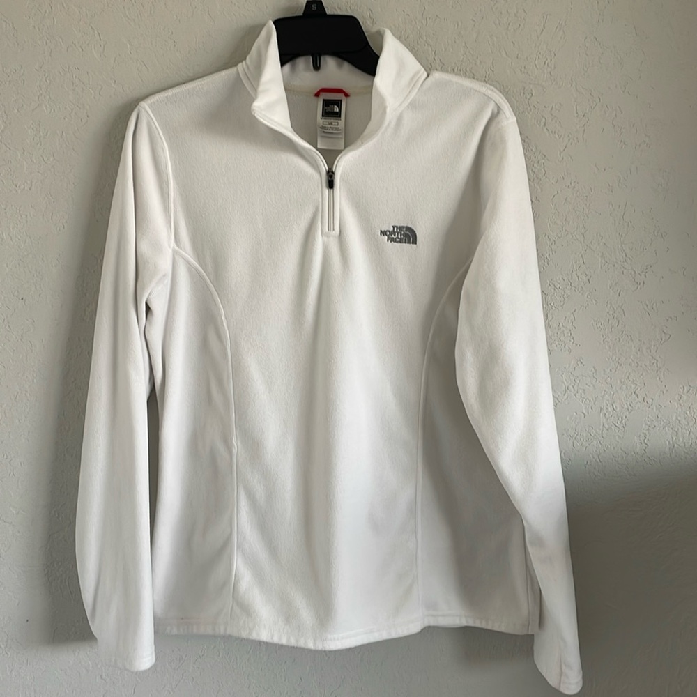 The North Face Pullover, White, Size Large